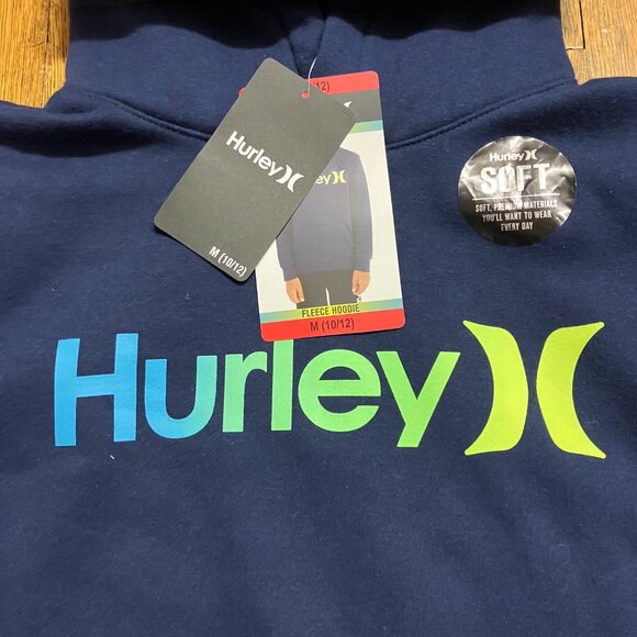 NWT Hurley Boys Fleeced Hoodie and Jogger - M (10/12) - Picture 2 of 5
